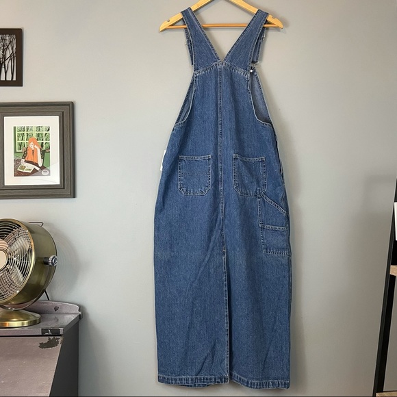 Denim overall pinafore dress Vintage NWT - Picture 2 of 11